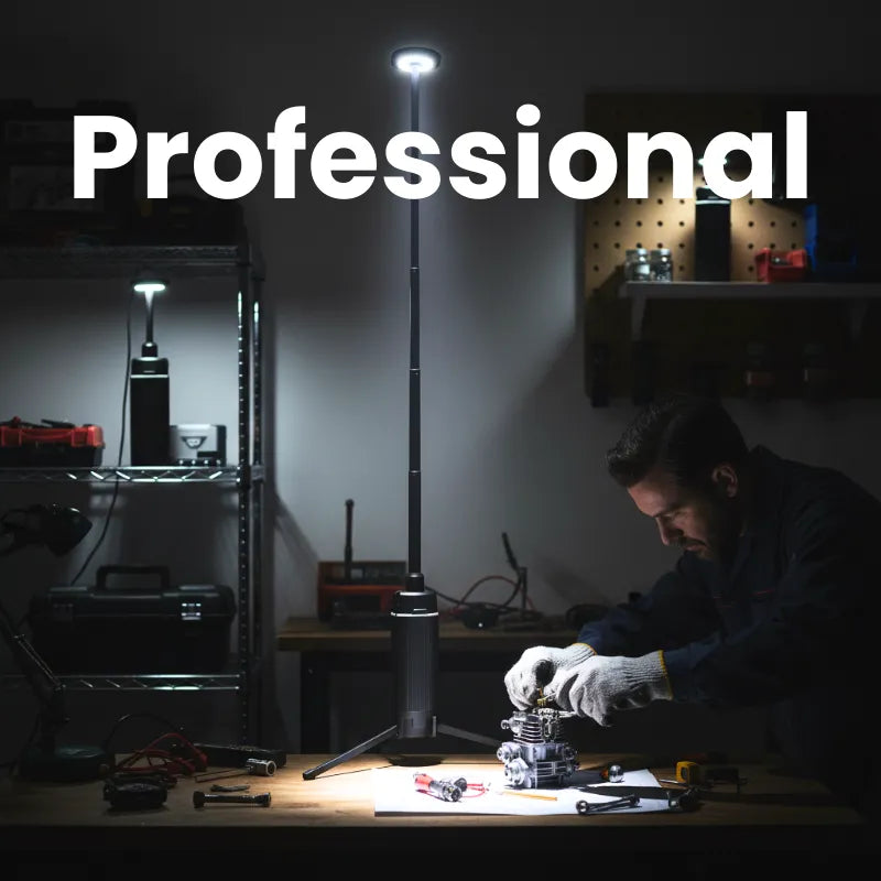 Adaptive LED Work Light: Pro Tripod | Byte Outdoor -ByteOutdoor