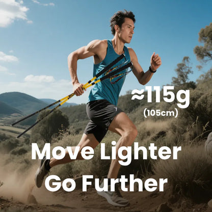 CarbonUltra Elite: 115g Carbon Fiber Trekking Poles