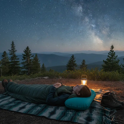 AeroComfort: Press-to-Inflate Travel Pillow