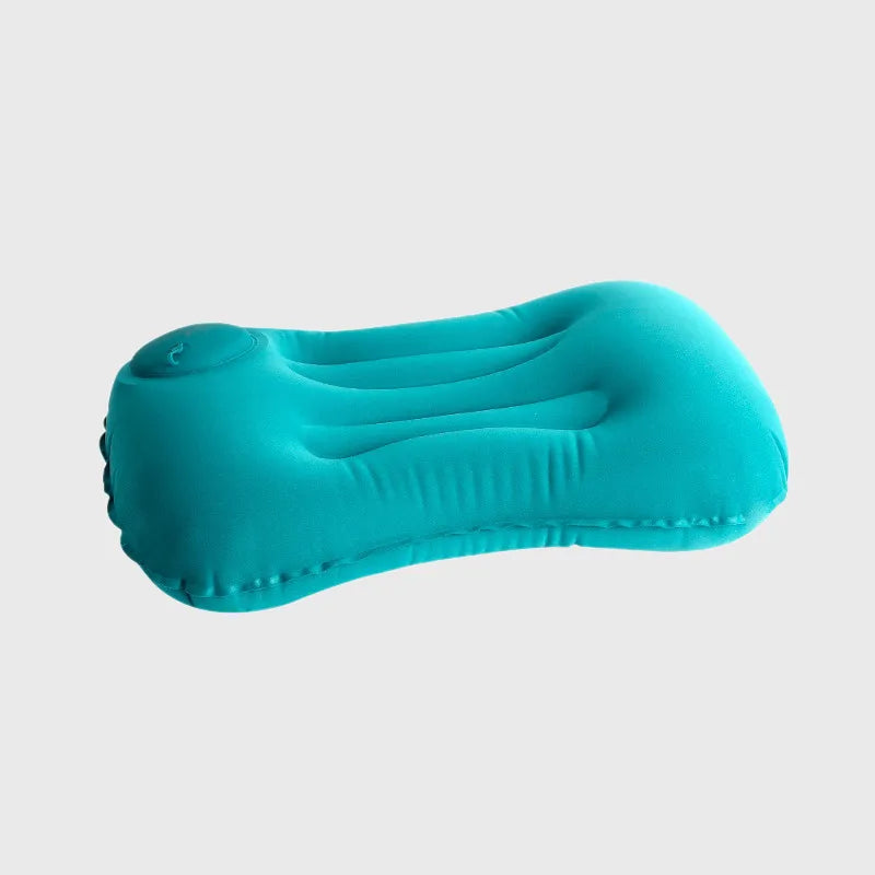 AeroComfort: Press-to-Inflate Travel Pillow