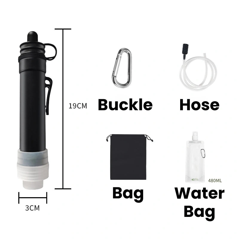 Ultralight Survival Water Filter Pen – Instant Pure Hydration -ByteOutdoor
