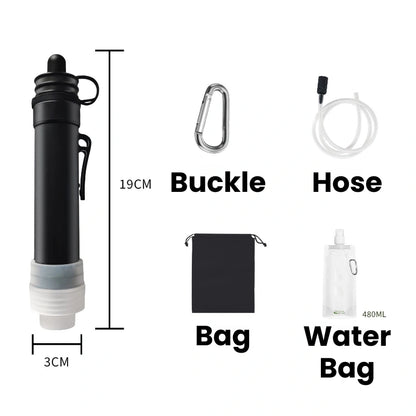Ultralight Survival Water Filter Pen – Instant Pure Hydration -ByteOutdoor