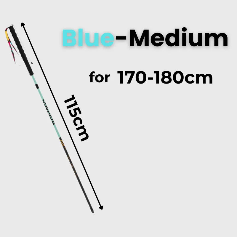 CarbonUltra Elite: 115g Carbon Fiber Trekking Poles