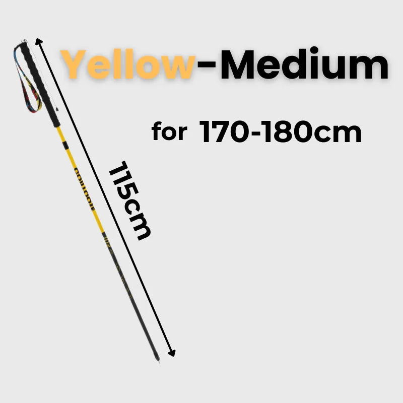 CarbonUltra Elite: 115g Carbon Fiber Trekking Poles