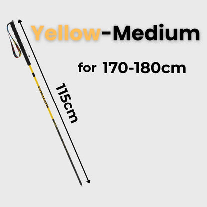 CarbonUltra Elite: 115g Carbon Fiber Trekking Poles